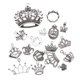 thumbnail image 2 of 17pcs Colgantes De Cadena Collar Colgantes Navidad Sunnimix Mini colgante de corona, 2 of 8