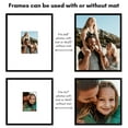 thumbnail image 7 of Americanflat Set of 4 Picture Frames - Gallery Wall Frame 2 with 16x20 with 6x8 Mats 2 with 16x16 with 5x7 Mats - Black, 7 of 7