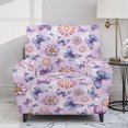 thumbnail image 2 of Kuiaobaty Mandala Flower Pattern Reclining Slipcover Soft Lazy Boy Chair Cover Butterfly Durable Recliner Chair Cover Large Breathable Reclining Slipcover with Side Pocket for Pets Kids, 2 of 8