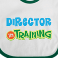 thumbnail image 4 of Inktastic Director in training Boys or Girls Baby Bib, 4 of 4