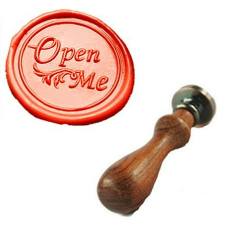 Personalized "With Love" Wax Seal Stamp Kit - Rosewood Handle & Copper Head For Invitations, Gift Wrapping