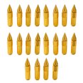 thumbnail image 1 of ziyahi 20 Pieces Car Wheel Nut Set Aluminium Automobile Truck Auto Tuner Modification Maintenance Spare Accessories Red Gold, 1 of 6