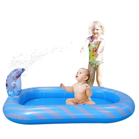 Piscine Gonflable En Plastique De Piscine De Requin De Piscine De Jouet De Fontaine D Arroseur De Piscine Pour Des Enfants Walmart Canada