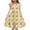 2-Multicolor, variant on SELONE Little Girl Dresses Easter Flutter Sleeve Princess Dress Crew Neck Midi Sundress Bunny Casual Festival Outfits