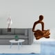 thumbnail image 2 of Estatua De Arte Abstracto, Figura Humana Decorativa, Escultura De Pensador, Resina, Recuerdo, Adorno De Escritorio Para Casa, Oficina, Mesa De Café, Bar, Decoración De Boda, Colección, 2 of 8
