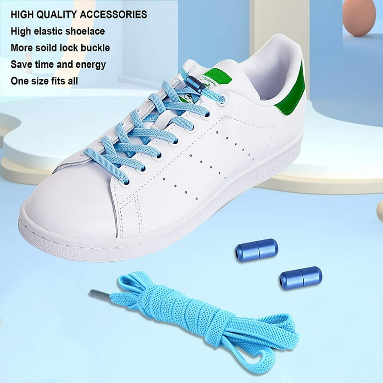 4 Pairs Elastic No Tie Shoelaces, No Tie Shoe Laces for Adults and Kids,  Tieless Shoestrings One Size Fits All (2pairs Black 2pairs White) - Yahoo  Shopping