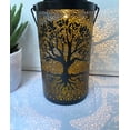 thumbnail image 4 of Projection Lawn Yard Outdoor Hanging Garden Light Hollowed Out Solar Lantern, 4 of 9