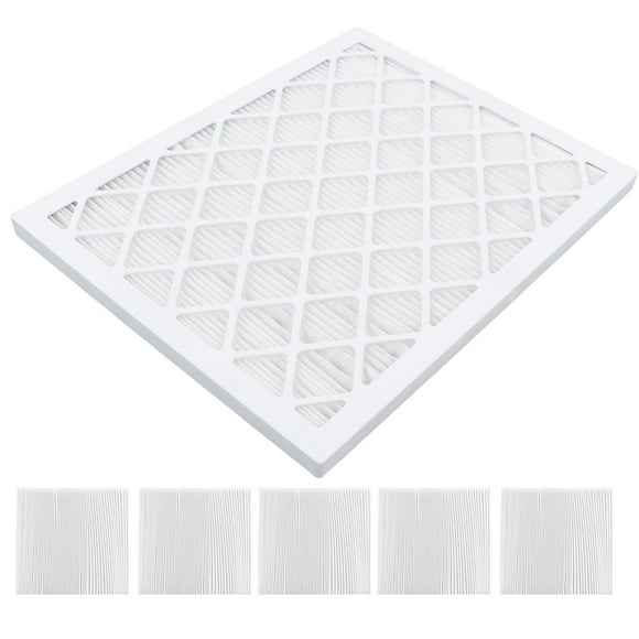 AC Furnace Air Filter, Foldable Reusable Frame Effective Filtration Pleated HVAC Air Filter MERV 8 High Temperature Resistant for Factory