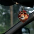 thumbnail image 3 of Forest Animal Acorn Ornaments 2D, Flat Detailed Woodland Creature Figurines in Acorn Shell, Hanging Christmas Tree Ornaments, Unique Animal Lover Gift Idea, Christmas Decor(Fox), 3 of 6