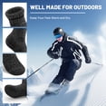 thumbnail image 4 of 5 Pairs Wool Socks for men,Warm Winter Boot Socks for Hiking Walking,Thick Thermal Gifts Socks, 4 of 8