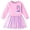 Pink Unicorn, variant on Lanbubble Girls Dresses Long Sleeve Sweat Party Dress Fall Clothes 3-7 Years