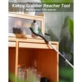 thumbnail image 2 of 32'' Reacher Grabber Tool, Kekoy Foldable Heavy Duty Trash Picker Grabber, Reaching Assist Pick up Tool, Green, 2 of 4