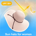 thumbnail image 4 of Sombrilla, protección solar, sombrero de paja para el ocio de verano., 4 of 5