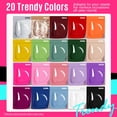 thumbnail image 2 of Kit de esmaltes de uñas en gel MEFA 20 colores con luz UV de 48 W y herramientas, 2 of 9
