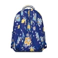 thumbnail image 3 of Fashionable Paisley Print Backpack – Excellent Paisley Gift for College, Waterproof Bookbag with Side Pocket, Trendy Backpack for Commuting, 3 of 6