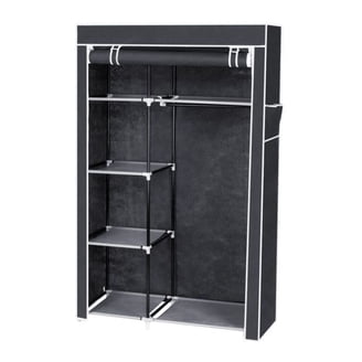 SONGMICS Portable Closet Organizer With Shelves & Hanging Rods - Freestanding Storage Solution