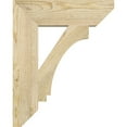 thumbnail image 3 of Ekena Millwork 4"W x 16"D x 20"H Imperial Slat Rough Sawn Bracket, Douglas Fir, 3 of 4