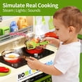 thumbnail image 2 of Set de cocina Pupu Pig Kids con estufa, parrilla, fregadero y accesorios, 2 of 6