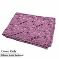 thumbnail image 5 of Abstract Floor Pillow Lounger Cover, Love Heart Inside Circular Rounds Valentines Romance Graphic Image, Nap Mat Printed Fabric Case for 5 Pillows, 88" x 36", Fuchsia Red Salmon, by Ambesonne, 5 of 5