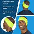 thumbnail image 4 of TrailHeads Tempo Running Headband | Ear Protection | Moisture Wicking Headband - hi vis, 4 of 7