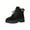 Black, variant on Busydd Snow Boots for Women Thermal Fuzzy Booties for Women Casual Chunky Heel Warm Winter Boots Fashion Lace up Womens Ankle Boots 5.5