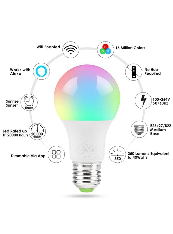 WiFi Smart Light Bulbs in Smart Light Bulbs