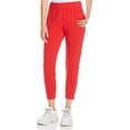 thumbnail image 1 of Enza Costa Womens Pintuck Casual Jogger Pantalones, Rojo, Grande, 1 of 1