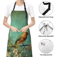 thumbnail image 4 of Kdxio Retro Birds Apron with Pockets Adjustable Kitchen Aprons for Men Women Waterproof Aprons for Cooking,Drawing,Crafting, Baking Household Cleaning, 4 of 5