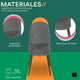 thumbnail image 3 of Mubson Set de 4 Sillas para Comedor. Sillas de Tela Sacre Gris, 3 of 5