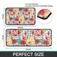 thumbnail image 7 of Pioneer Flower Floral Print Pattern Kitchen Rugs Sets Of 2,Anti Fatigue Kitchen Mat Rugs Non Slip Washable,Decorative Kitchen Floor Mats for Kitchen,Sink,Laundry,17"X30"+17"X47", 7 of 7