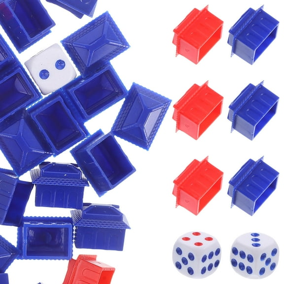 HOOWIFFY Replacement Game Pieces for Board Games, Plastic Assorted Color Tokens and Accessories for Family Fun