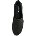 thumbnail image 3 of Soda Flat Women Shoes Slip On Loafers Casual Sneakers Memory Foam Insoles Hidden Platform / Flatform Round Toe RIDGE-G Dark Khaki Camouflage 7.5, 3 of 3