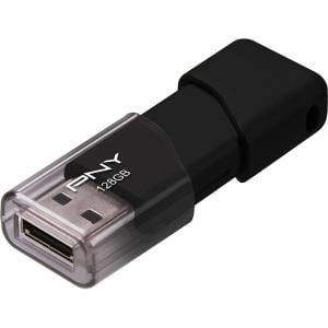 PNY Attache 128GB USB 2.0 Capless Flash USB Drive - (Best Capless Usb Flash Drive)