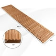 thumbnail image 4 of Gymax 8 FT Roll-out Wood Pathway 22'' Width Patio Path Straight Weather-Resist, 4 of 10