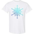 thumbnail image 3 of Inktastic Christmas Blue Ice Snowflake T-Shirt, 3 of 5