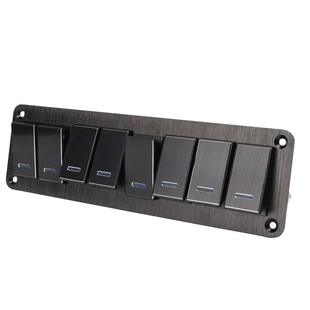 Toggle On Off Switch, 20A Rated Current 8 Gang Lights Control