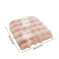 thumbnail image 4 of RFUGUG Plush Chair Cushion with Thickened Soft Seat - Non-Slip Desk Pad for Office & Home - Cozy Student Study Companion, Indoor & Outdoor - Breathable Durability - 15.75x15.75in, 4 of 8