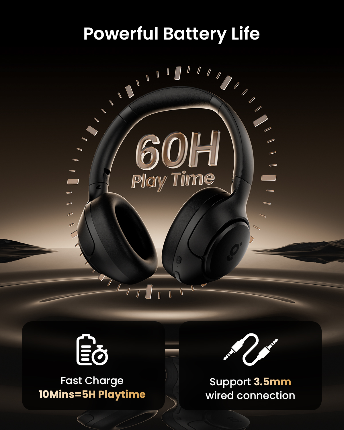 WeGear ANC Wireless Over-Ear Headphones with 60H Playtime photo 7