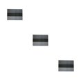 thumbnail image 2 of kurtrusly PVC Napperons Résistant aux Taches Bol Plat Rectangle Isolation Antidérapante Imperméable à la Maison Tapis d'Hôtel Noir 3Set, 2 of 6
