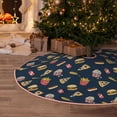 thumbnail image 5 of Sikiie Fast Food Nativity Christmas Tree Skirt, Jesus Christian Winter Holiday Tree Mat Decoration(30-48IN)30", 5 of 6
