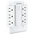 thumbnail image 1 of CyberPower CSB600WS 900 Joules Essential Wall Tap with 6-Outlet Surge Suppressor, 1 of 6