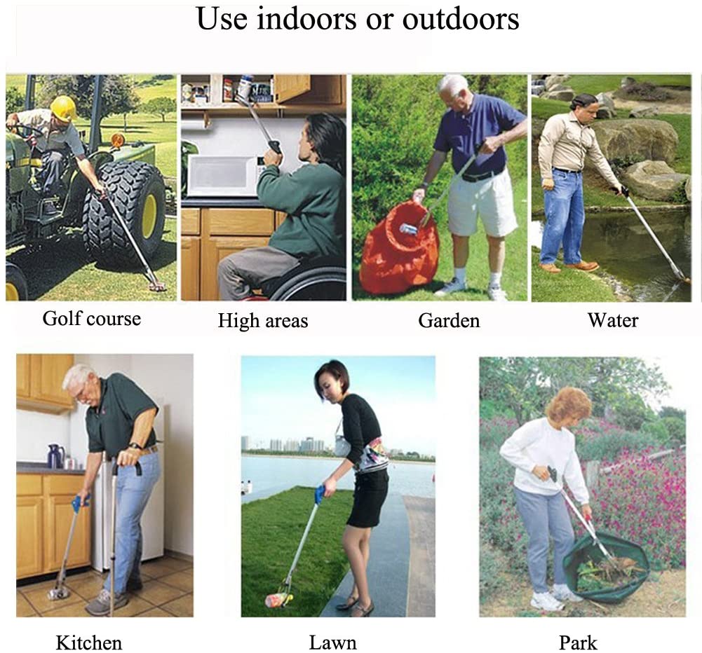 ANENG Garbage Picker Folding Trash Grabber For Garden Leaves Waste Pick