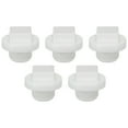 thumbnail image 1 of Unique Bargains G1/2' Square Male Thread PPR Pipe Fitting End Cap, Tubing Stopper for Preventing Leakage, White 5Pcs, 1 of 4