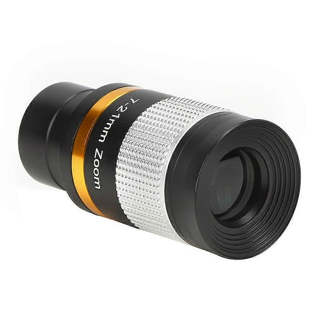 7.21mm Coated Astronomical Telescope, 1.25 inch 31.7mm Continuous Zoom Eyepiece, Silver