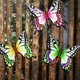 thumbnail image 3 of Colgante de pared con mariposas de Hierro forjado color verde Ticfox, 3 of 8