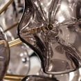 thumbnail image 5 of ESM-4006-AG-SM Crystorama Lighting Esme - 9 Light Pendant-25.25 Inch Tall and 22.5 Inch Wide-Aged Brass Finish-Smoked Glass Color, 5 of 8