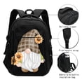 thumbnail image 3 of Balery Sunflower Gnomes 4 Mochila con carga USB para hombre y mujer - Mochila impermeable y antirrobo para portátil con puerto USB para viajes, trabajo, estudios y universidad, 3 of 7