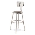 thumbnail image 3 of 6400 Series Height Adjustable Heavy Duty Padded Stool with Backrest, Supports Up to 300 lb, 19" to 2 | Bundle of 2, 3 of 4