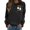 Black, variant on Women's Casual Long Sleeve Crewneck Sweatshirt Loose Fit Halloween Print Fall Winter Tops Comfortable Wear Juniors Sweatshirts