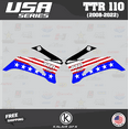 thumbnail image 2 of Kalair GFX Graphics Kit for Yamaha TTR110 (2008-2023) Usa Series, 2 of 5